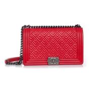 Tweedehands schoudertas Chanel Vintage , Red , Dames