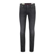 Zwarte Denim 5-Pocket Jeans Tramarossa , Black , Heren