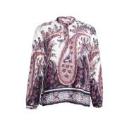 blouse met paisley print Isabel Marant Pre-owned , White , Dames