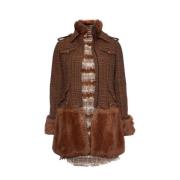 Pre-owned dress Chanel Vintage , Brown , Dames