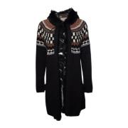 Pre-owned Wool outerwear Jean Paul Gaultier Pre-owned , Black , Dames