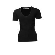 Pre-eigenaarfabrictops Alexander Wang Pre-owned , Black , Dames