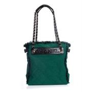 Tweedehands tas Chanel Vintage , Green , Dames