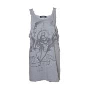 Pre-owned Cotton tops Balmain Pre-owned , Gray , Dames