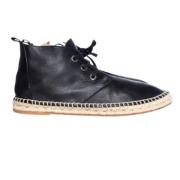 Pre-owned Leather sneakers Balenciaga Vintage , Black , Heren