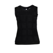 Pre-owned Silk tops Chanel Vintage , Black , Dames