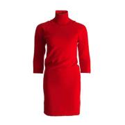 Pre-owned Wool dresses Louis Vuitton Vintage , Red , Dames