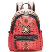 Pre-owned Canvas backpacks MCM Pre-owned , Pink , Dames