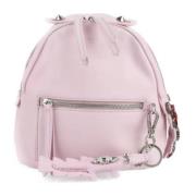 Pre-owned Leather backpacks Fendi Vintage , Pink , Dames