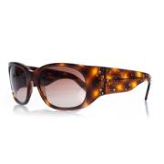 Pre-owned Plastic sunglasses Chanel Vintage , Brown , Dames