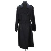 Pre-owned Wool outerwear Yves Saint Laurent Vintage , Black , Dames