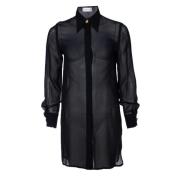 Pre-owned Shirts Versace Pre-owned , Black , Dames