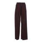 Wwzpl142 Wide Trousers Weili Zheng , Black , Dames