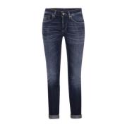 Skinny Fit Low-Rise Jeans Dondup , Blue , Heren