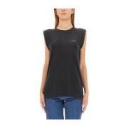 Stijlvolle en trendy Logo Tops IRO , Black , Dames