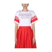 ailor stemming t-shirt Boutique Moschino , White , Dames