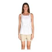 Mouwloze Top Aspesi , White , Dames