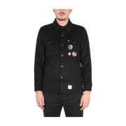 Jacket With Pins Department Five , Black , Heren