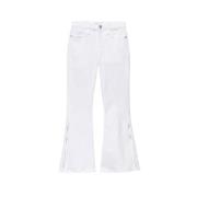 Flared Jeans Frame , White , Dames