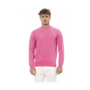 Roze Crewneck Sweater Alpha Studio , Pink , Heren