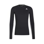 Top met Lange Mouwen Adidas , Black , Heren