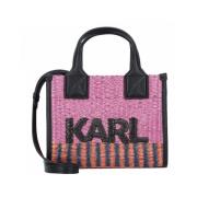Modieuze en praktische roze handtas Karl Lagerfeld , Pink , Dames