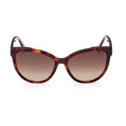 Stijlvolle zonnebril voor vrouwen Max Mara , Brown , Dames