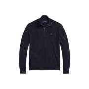 Lange Mouw Pullover Trui Polo Ralph Lauren , Blue , Heren