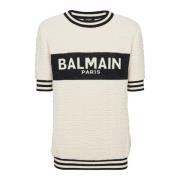 katoenen terry T-shirt Balmain , White , Heren