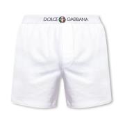Boxershorts met logo Dolce & Gabbana , White , Heren