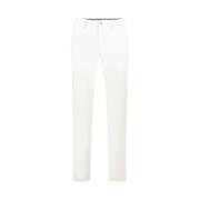 Witte katoenen broek Gardeur , White , Heren