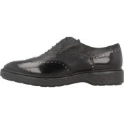 Laced Shoes Geox , Black , Dames