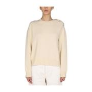 Truien met ronde hals Jil Sander , Beige , Dames