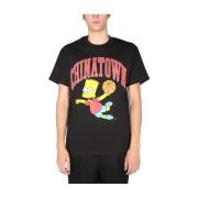 Air Bart T-shirt Chinatown Market , Black , Heren