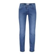 Blauwe Denim 5-Pocket Jeans Brax , Blue , Heren