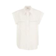 Casual Shirts Peserico , White , Dames