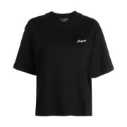 Zwart Honor T-Shirt Axel Arigato , Black , Dames