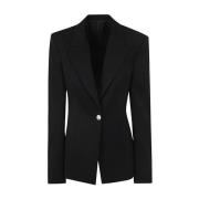 Zwarte Blazer The Attico , Black , Dames