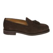 Bruine Suède Tassel Loafer Berwick , Brown , Heren