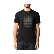 Logo Print T-Shirt Emporio Armani , Black , Heren