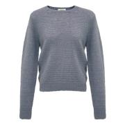 Luxe Finnic Azurblau Pullover Max Mara , Gray , Dames