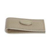 Beige Leren Magneet Geldclip Dolce & Gabbana , Beige , Heren