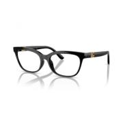 DG CrossedLarge Brilmontuur Dolce & Gabbana , Black , Dames