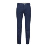 Donkerblauwe Katoenen Chino Broek Meyer , Blue , Heren