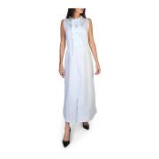 Mouwloze Maxi Jurk Richmond , Blue , Dames