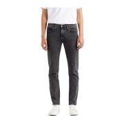 Slim Storm Rider Jeans Levi's , Black , Heren