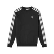 Essentials Fleece Sweatshirt Adidas , Black , Heren