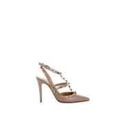 Rockstud Bandjes Hakken Valentino , Pink , Dames