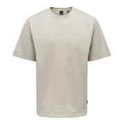T-Shirts Only & Sons , Beige , Heren