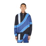 Moderne Mannen Kike Track Sweatshirt Ahluwalia , Blue , Heren
